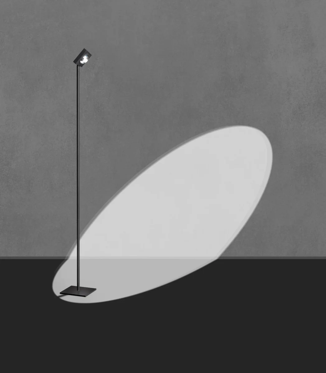 ETH Expo Trading vloerlamp Jake zwart - Afbeelding 3