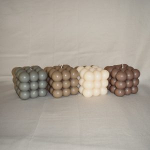 Bubbel kaars – 4 kleuren