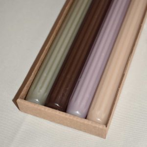 Ribbel dinerkaars | 4 kleuren