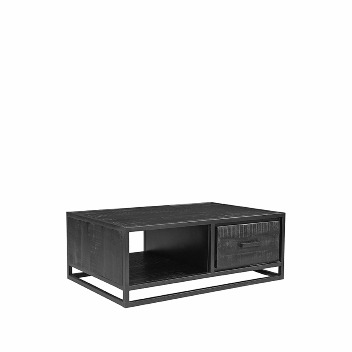 LABEL51 Salontafel Chili – Zwart – Mangohout – 110 cm