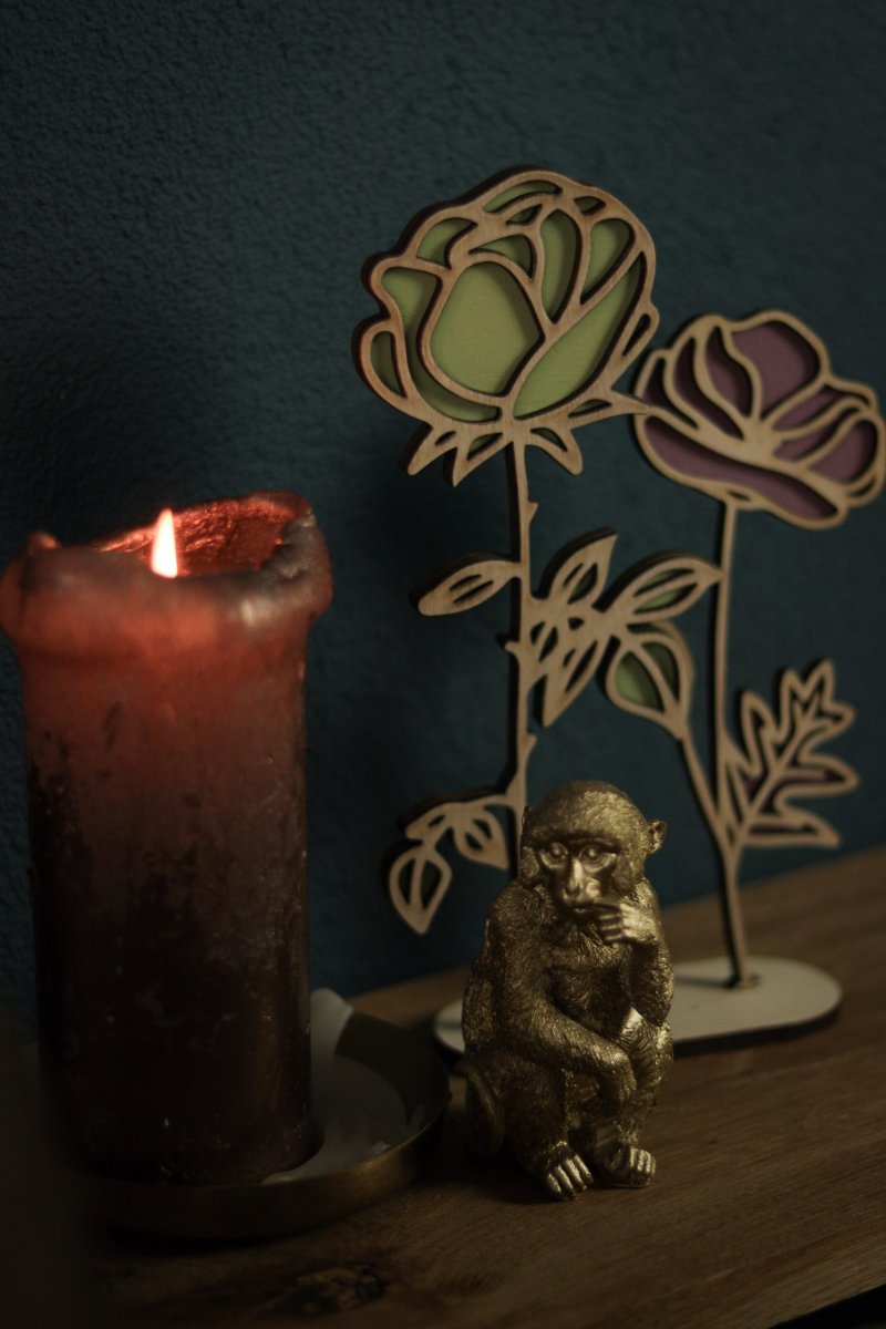 Geboortebloem hout - Afbeelding 3