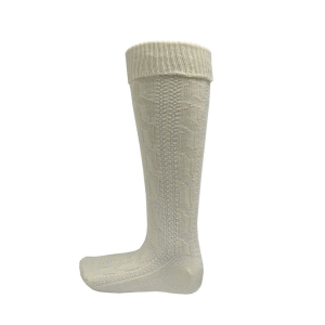 Knie Sokken 39/42 Deluxe off white Oktoberfest