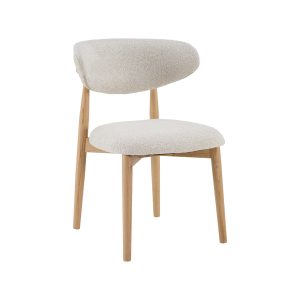LABEL51 Eetkamerstoel Kyoto – Naturel – Geweven – Naturel Houten Frame