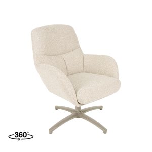 LABEL51 Fauteuil Chill Zone – Naturel – Boucle – One Size