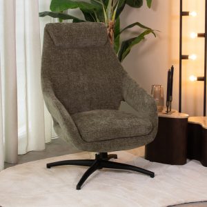 LABEL51 Fauteuil Maxwell – Hunter – Chenille – One Size