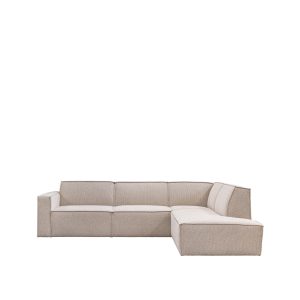 LABEL51 Hoekbank Kay – Naturel Royal Boucle – Boucle – Hoekbank Rechts