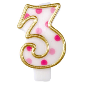 Cijferkaars Roze “3” – Haza
