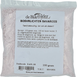 Bosvruchten bavarois 100 gr – de Bakzolder